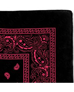 Bandana 100% Cotton Paisley Print Double-Sided