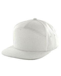 Kamel  707 7 Panel Flat  Adjustable Snapback Solid Trucker Cap