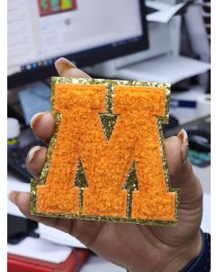 Stick On Chenille Letter Patch Self Adhesive Varsity Letter Patch