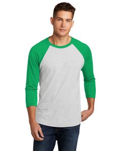 NL6051 - Next Level Apparel Unisex Tri-Blend 3/4-Sleeve Raglan Tee