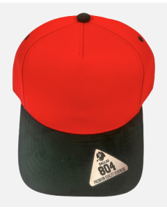 Dallas 804 5 Panel Suede Visor HIGH CROWN SLIGHT CURVE